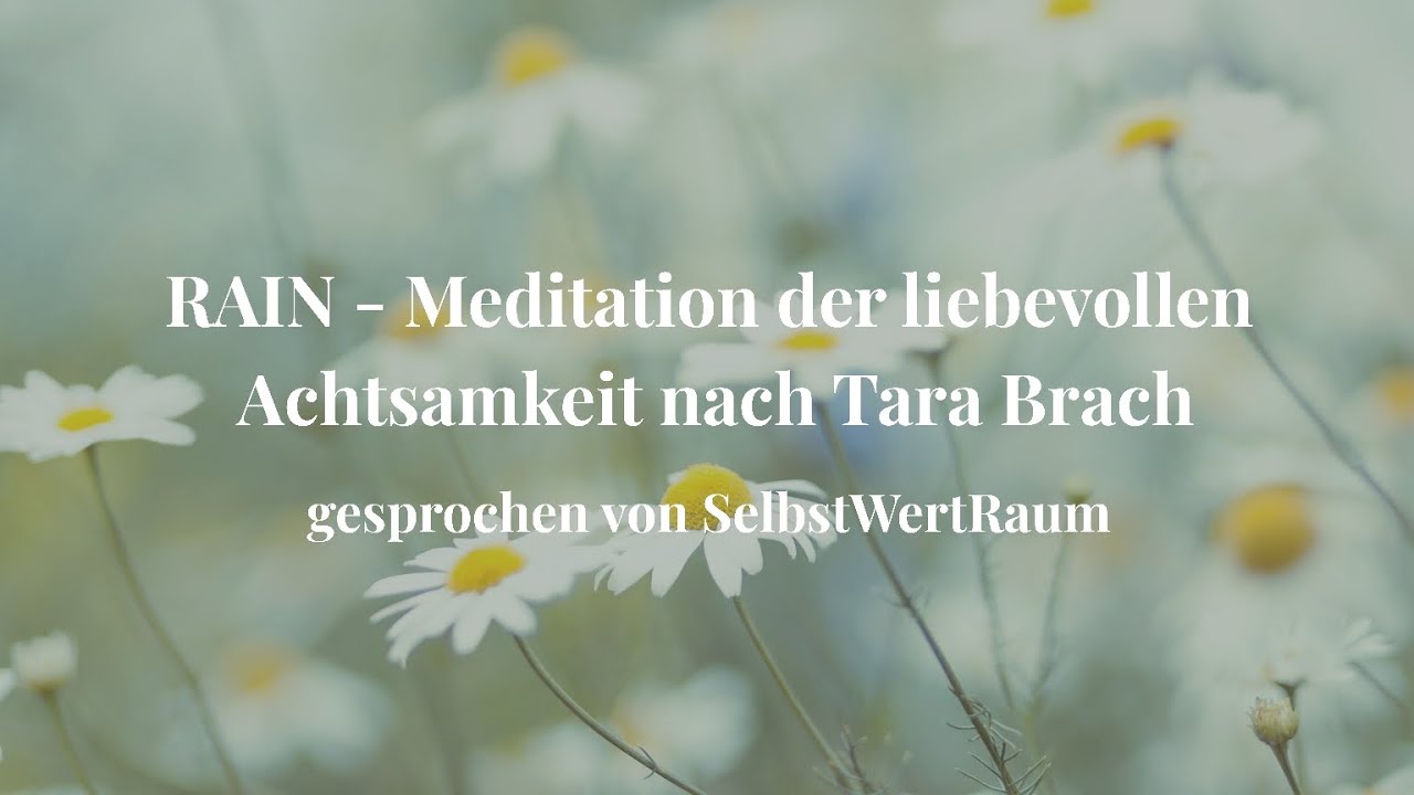 RAIN - Meditation der liebevollen Achtsamkeit nach Tara Brach