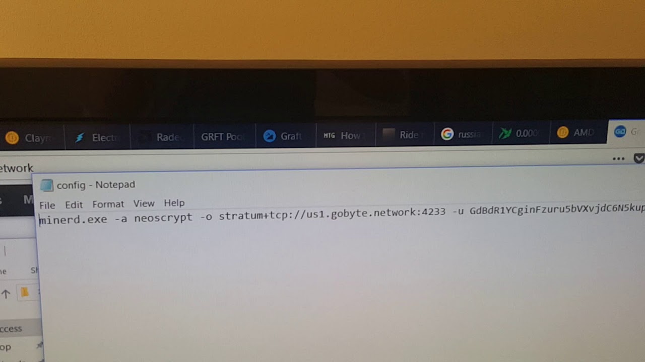 How to Gpu/Cpu Mine Gobyte Neoscrypt