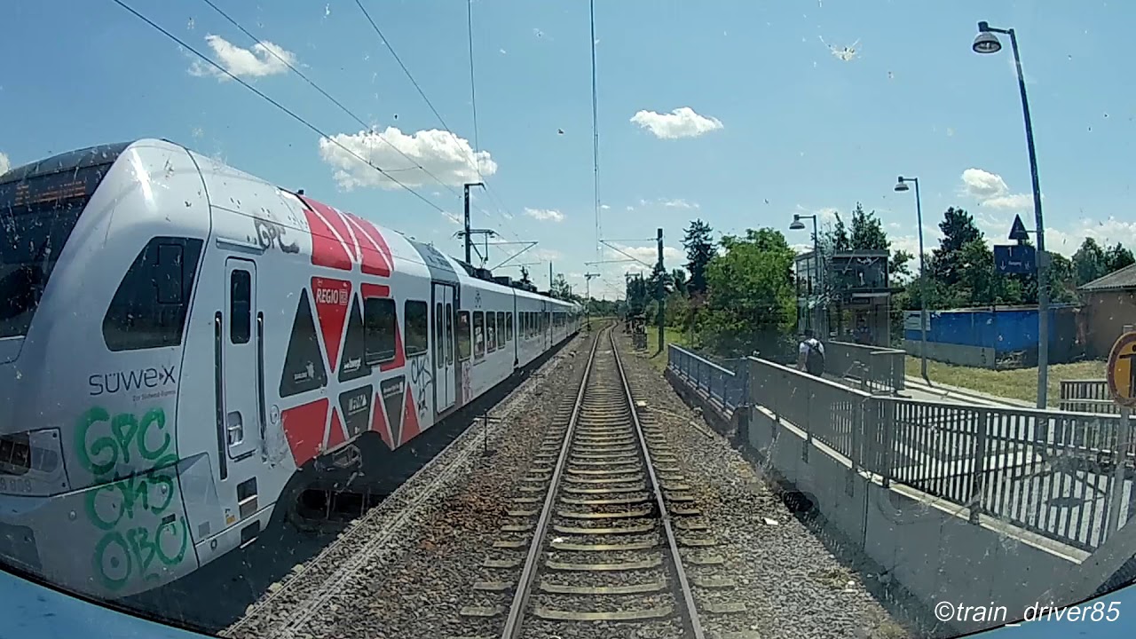 Von Germersheim Bf nach Bruchsal Bf