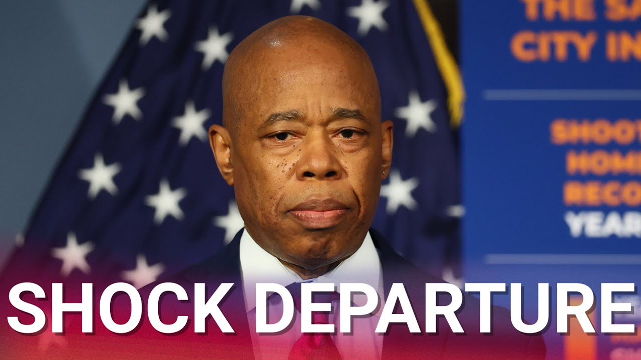 Eric Adams declares he is dropping out of New York City mayoral race in bombshell announcement