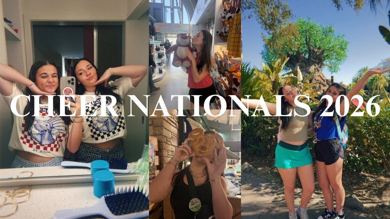 CHEER NATIONALS 2026!!!📣🏰🐭(pt.2 disney world!)