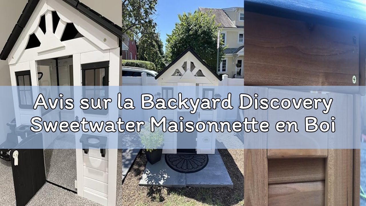 Avis sur la Backyard Discovery Sweetwater Maisonnette en Bois, Marron/Noire | Cabane de Jardin pour