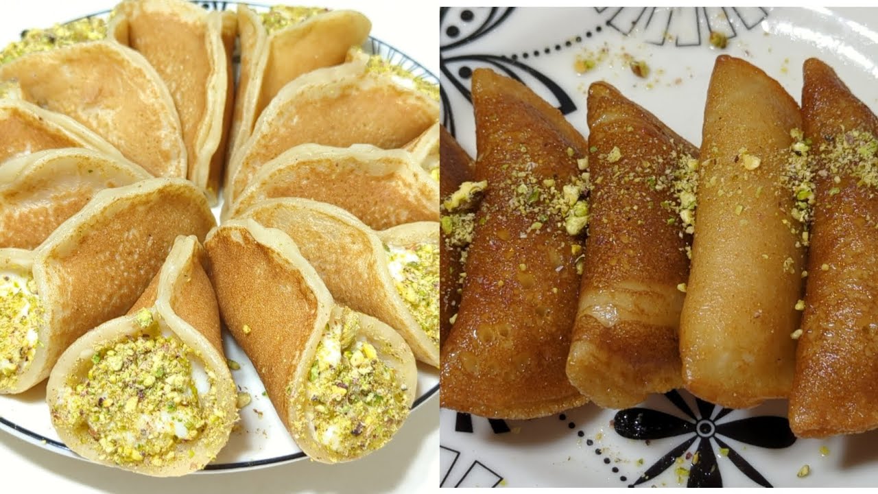 Arabian dessert qatayef recipe. কাতায়েফ রেসিপি। #qatayef#homemade#foodlover#arabiandesert #subscribe