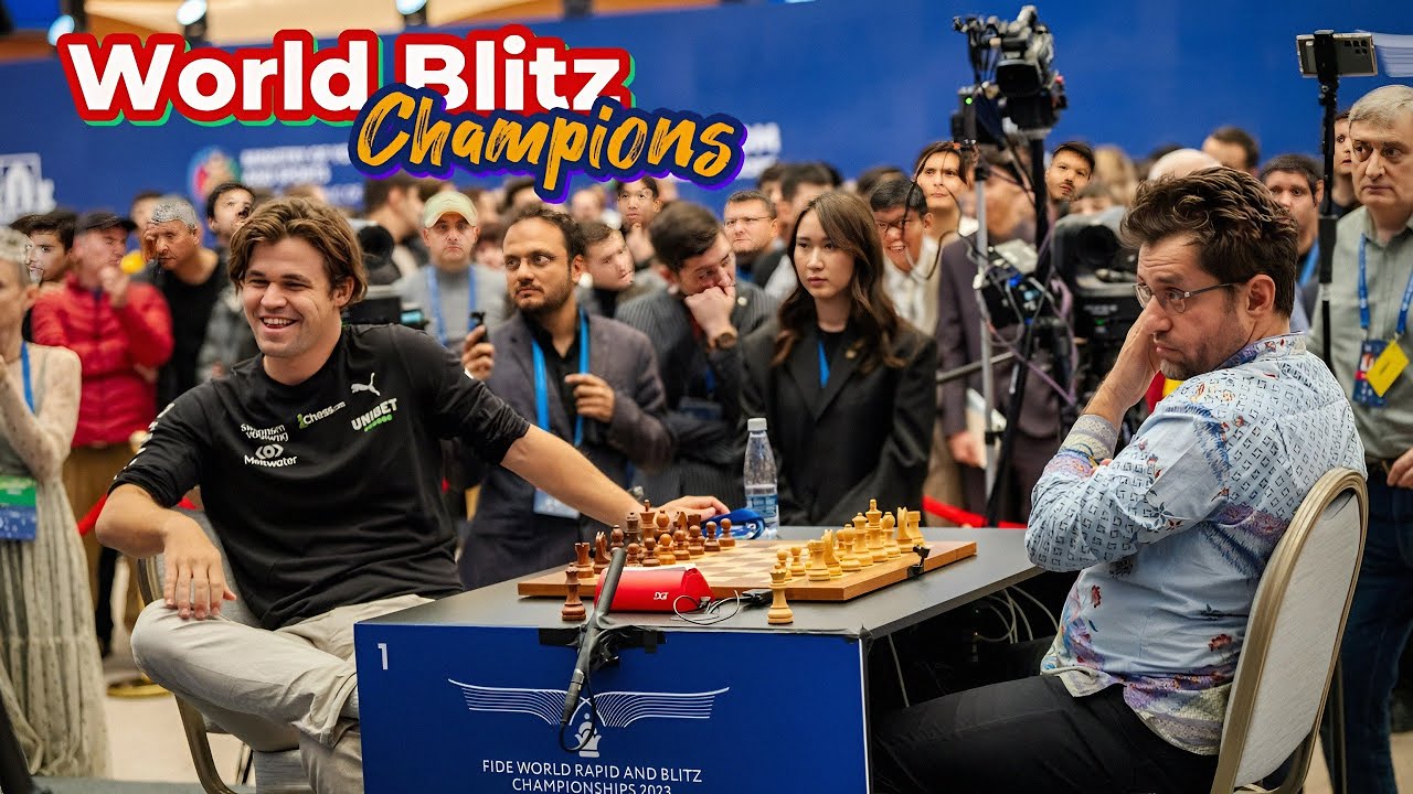 Magnus Vs Levon Aronian || World Blitz Team Chess Champions