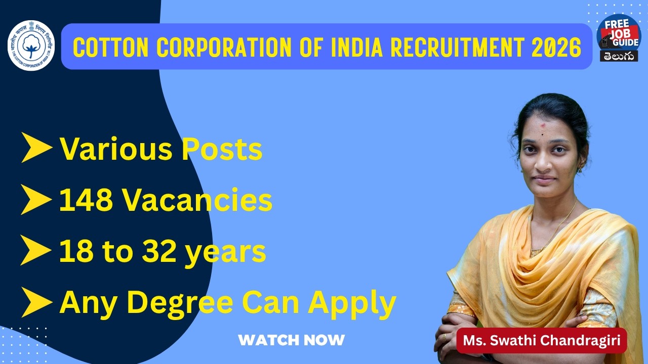 📢 Cotton Corporation of India Recruitment 2026 🚨148 Vacancies | Apply Online