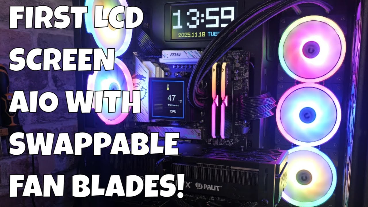 Потрясающий Thermaltake MAGFloe 360 ​​Ultra ARGB SYNC с SWAFANS и ЖК-экраном