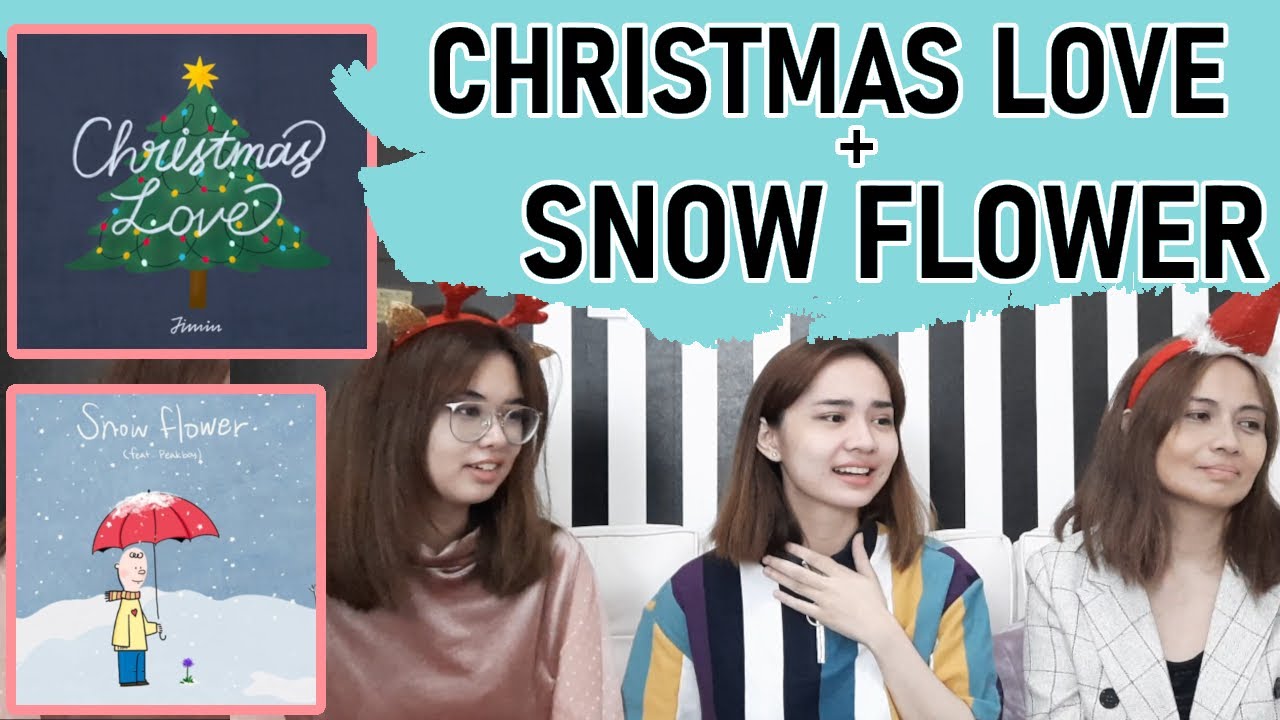 Christmas Love by Jimin | Snow Flower by V (feat Peakboy) | REACTION