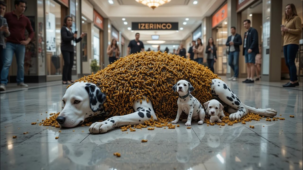Shocking Rescue! Dog Covered in Bees in the Middle of U.S. Shopping Mall.#rescueanimals