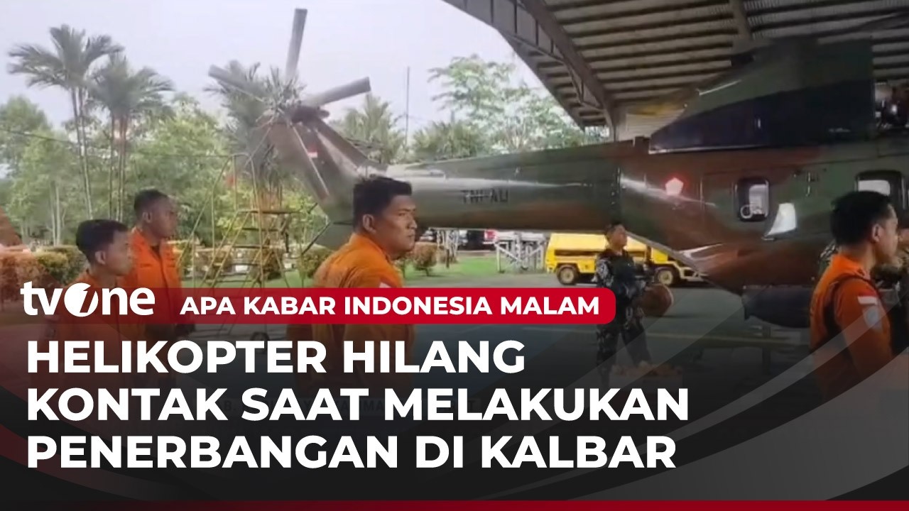 Helikopter Hilang Kontak di Kalbar, Basarnas Temukan Serpihan | AKIM tvOne