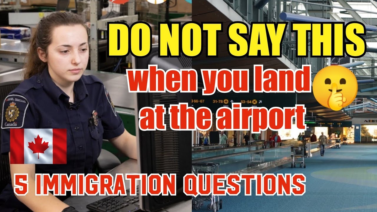 DO NOT SAY THIS AT THE AIRPORT | IMMIGRATION CANADA | PHILIPPINES TO CANADA | FLIGHT EXPERIENCE