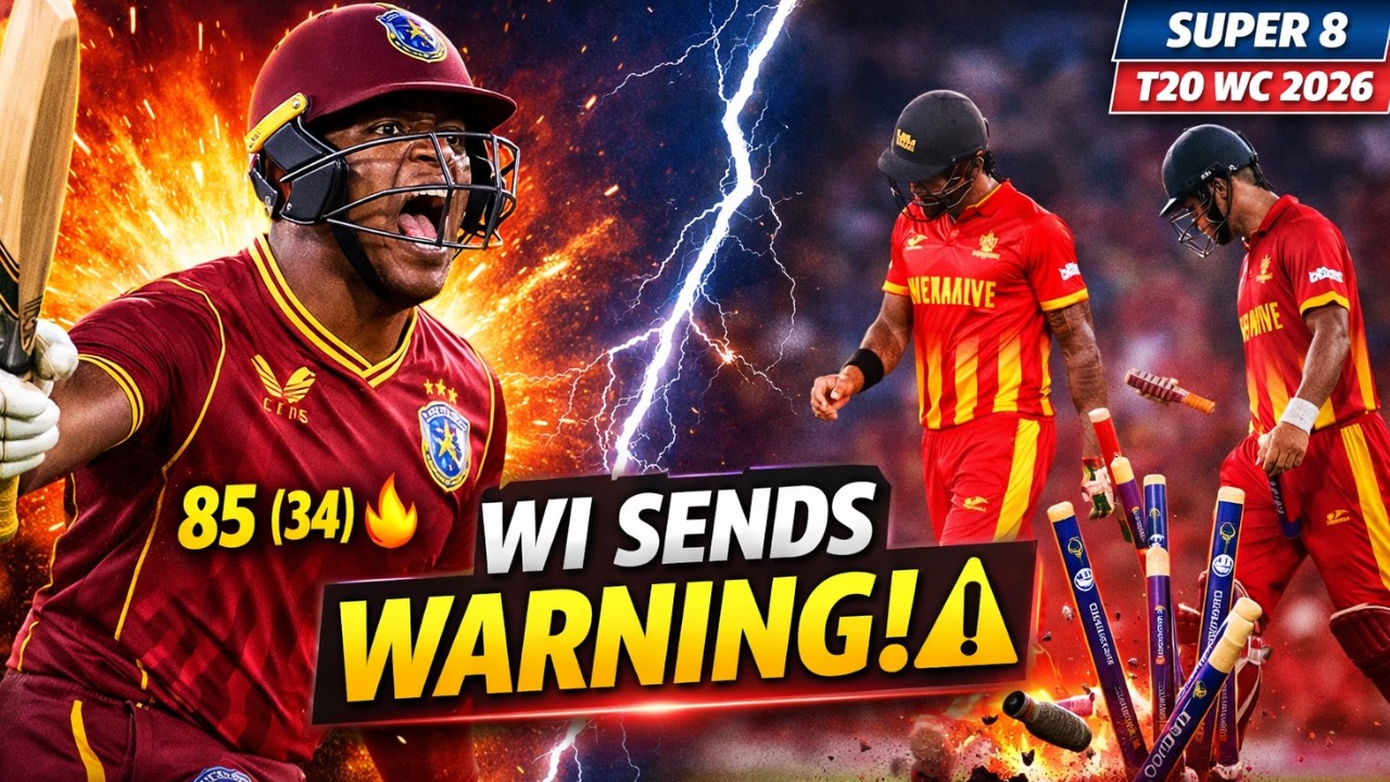 WI Sends Warning to Everyone! 🔥 107-Run Domination vs Zimbabwe | T20 World Cup 2026