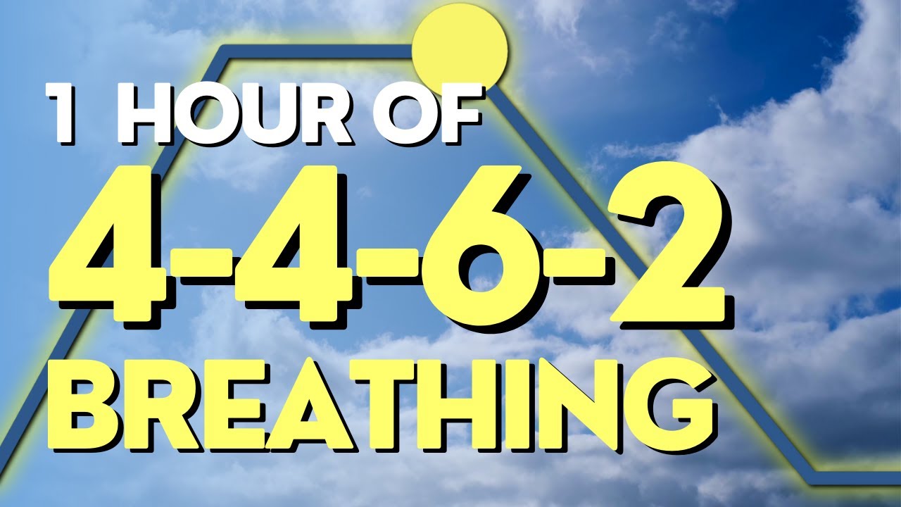 1 Hour of 4-4-6-2 Breathing for Anxiety Relief