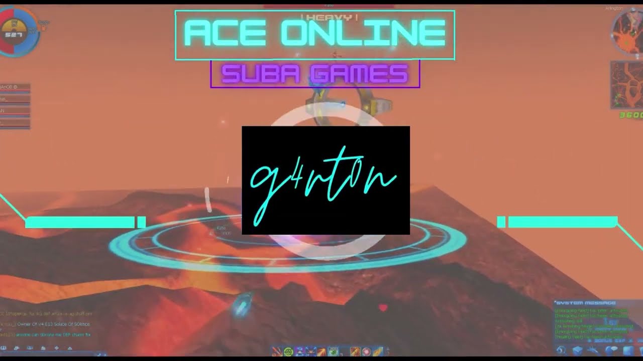 Ace Online  - War Volcano on BG