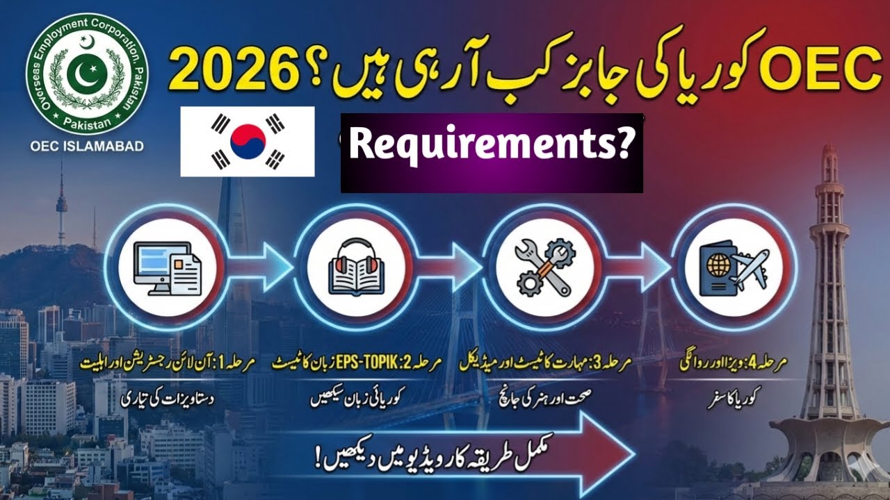 Oec korea jobs | South korea work visa oec requirements