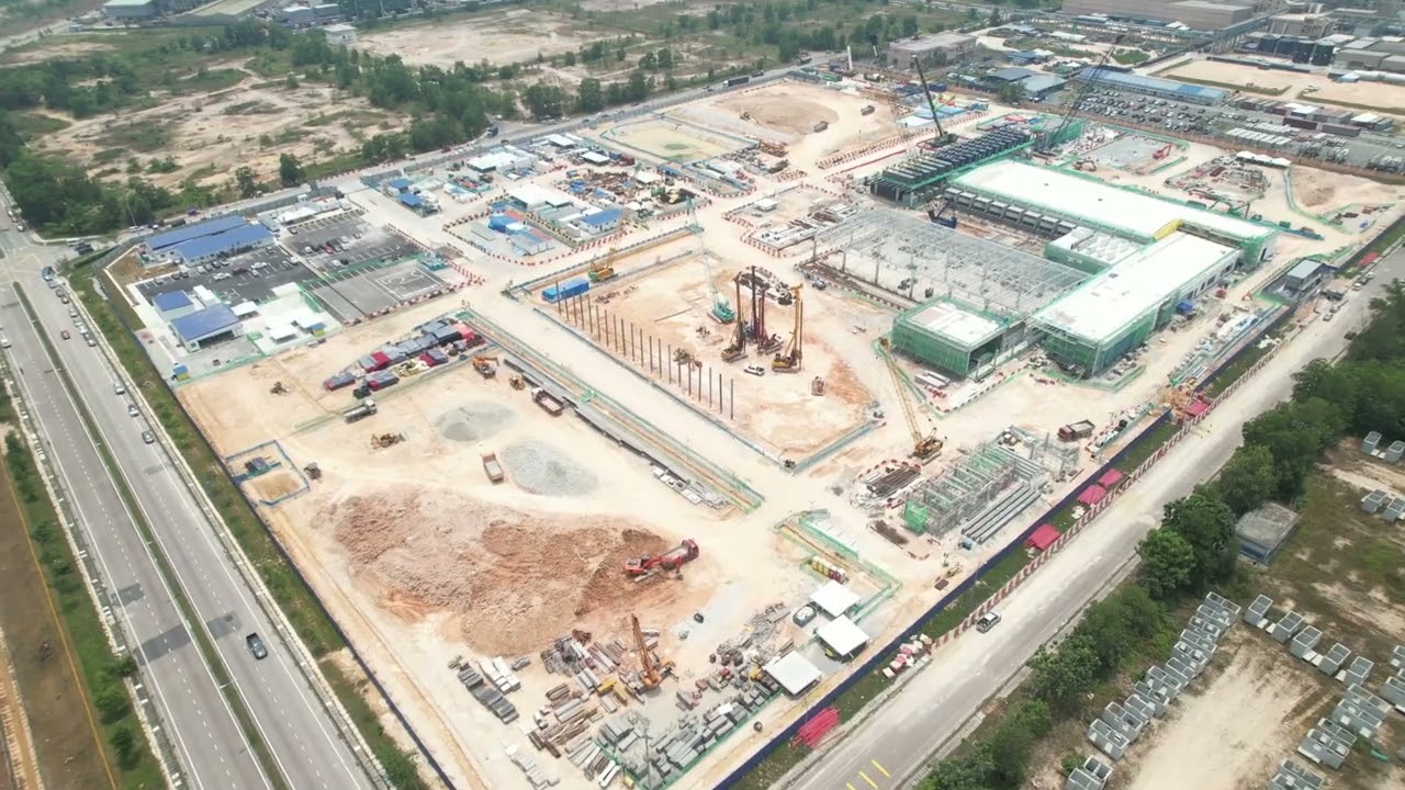 AirTrunk Johor Data Center JHB1 - Construction October 2023