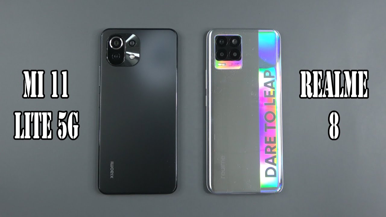 Xiaomi Mi 11 Lite 5G vs Realme 8 | SpeedTest and Camera comparison