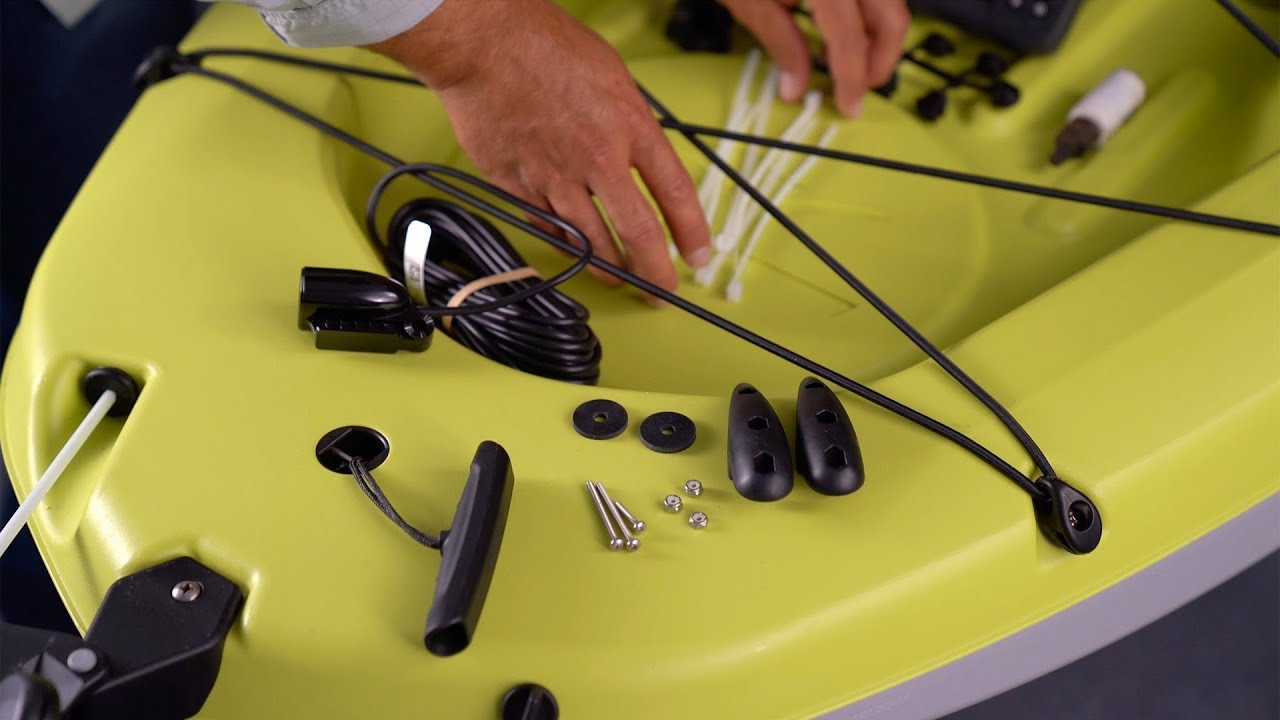 How to Install a Fish Finder with a Rudder Mounted Transducer - Hobie Mirage Passport
