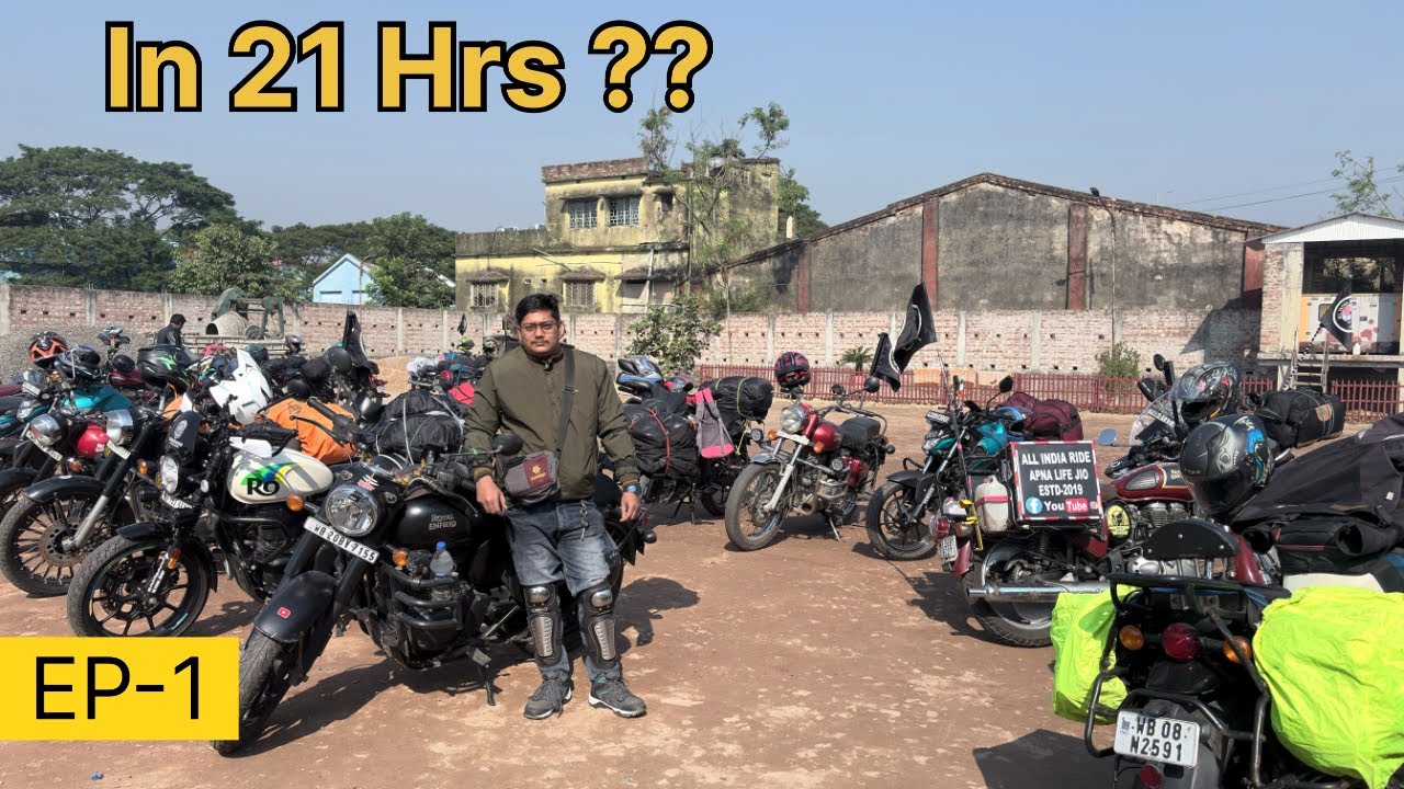 Kolkata to Siliguri on Bike || Darjeeling Group Ride 2025 || EP-1