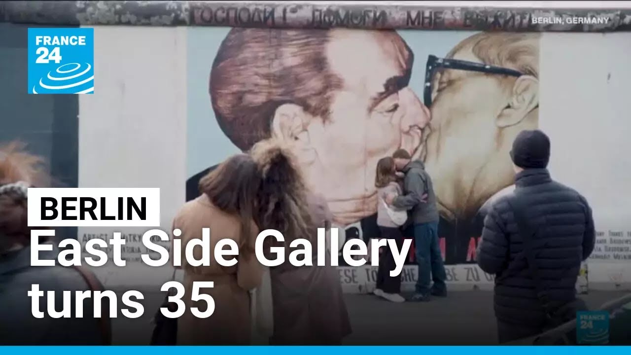 Berlin East Side Gallery turns 35 • FRANCE 24 English
