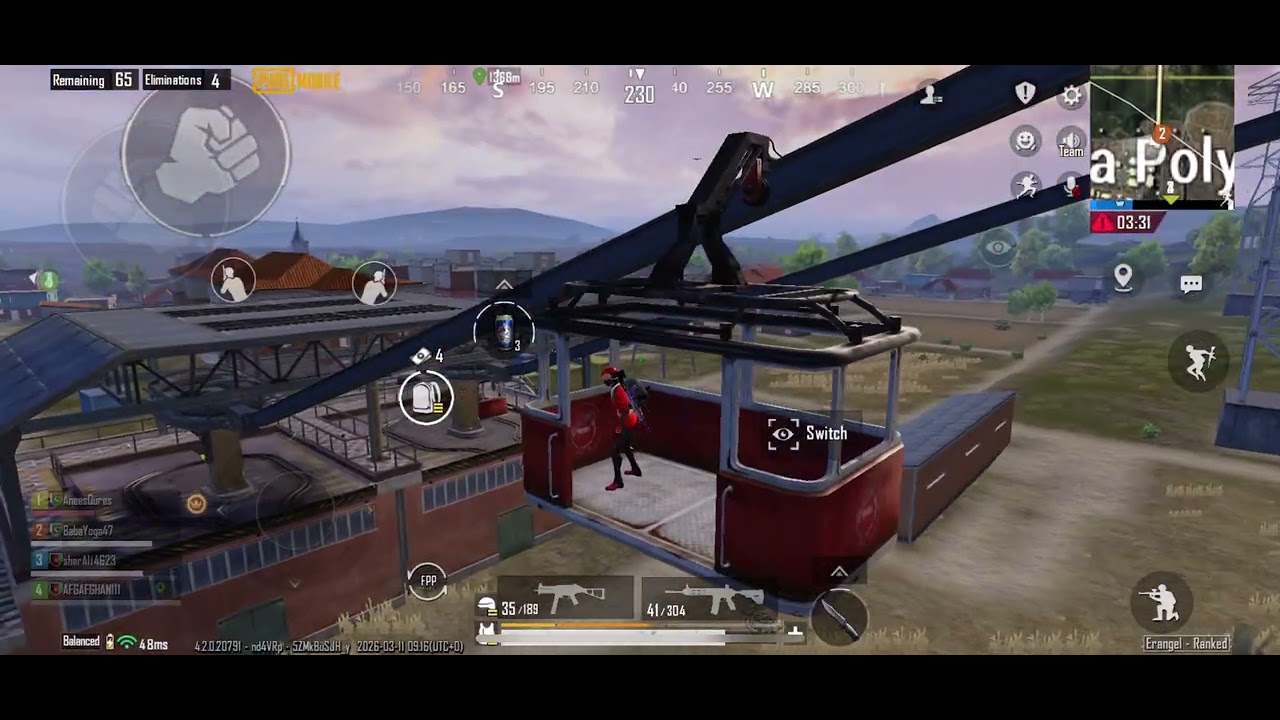 Interesting PUBG Mobile gameplay with 10 kills 