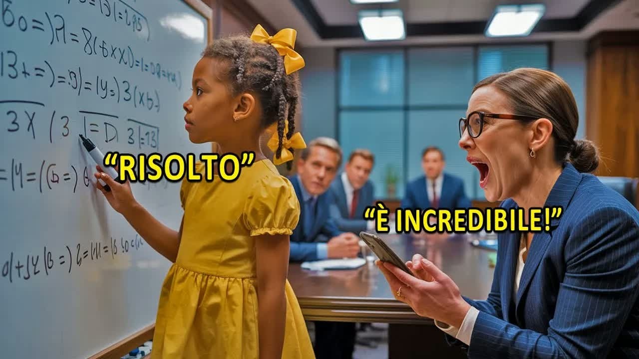 Una bambina di 8 anni risolve un problema olimpico in 10 secondi… tutti restano senza parole!