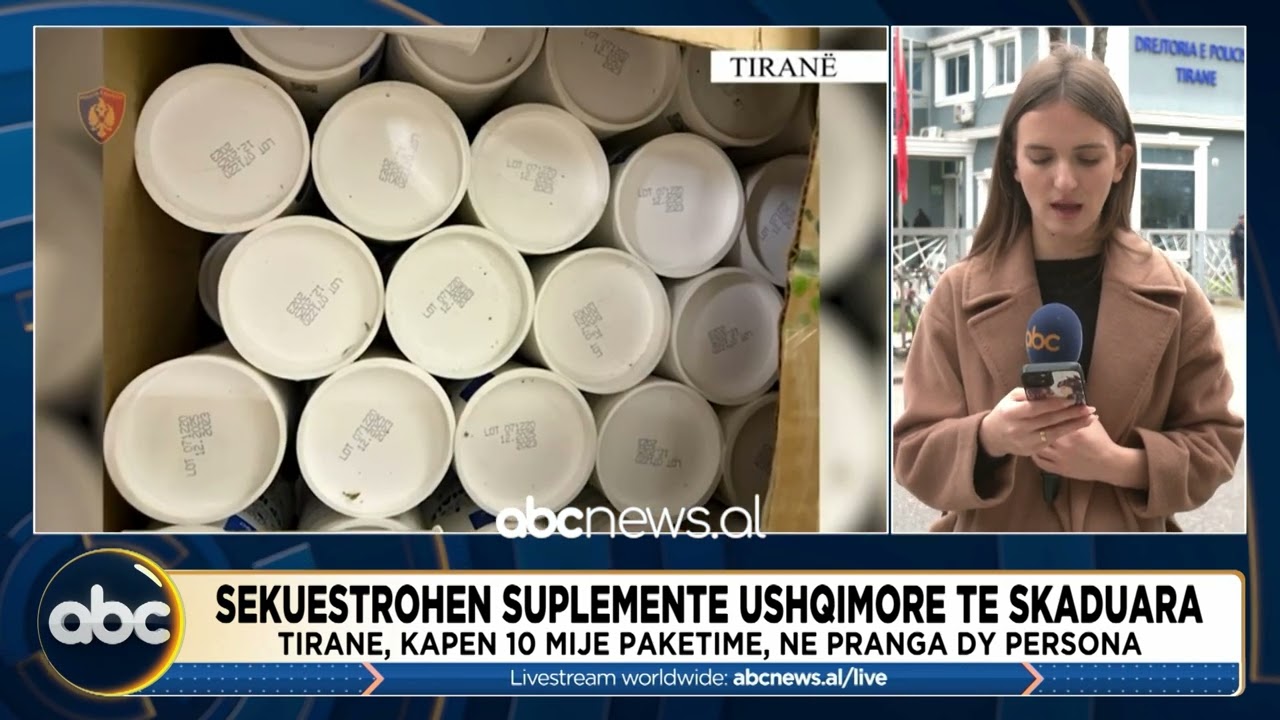 Suplemente ushqimore e bimore të skaduara, zbulohet magazina në Tiranë/ Dy të arrestuar