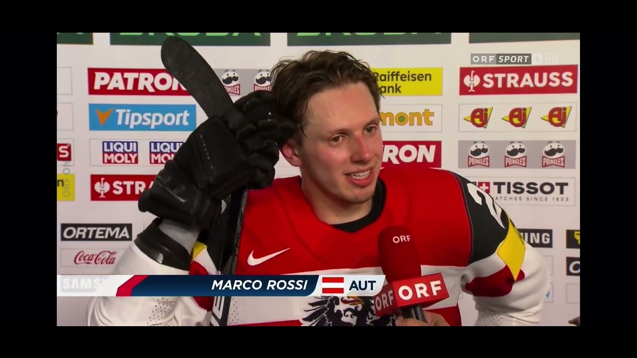 Historische Eishockey Weltmeisterschaft für Österreich bei der IIHF Weltmeisterschaft 2024 in Prag.