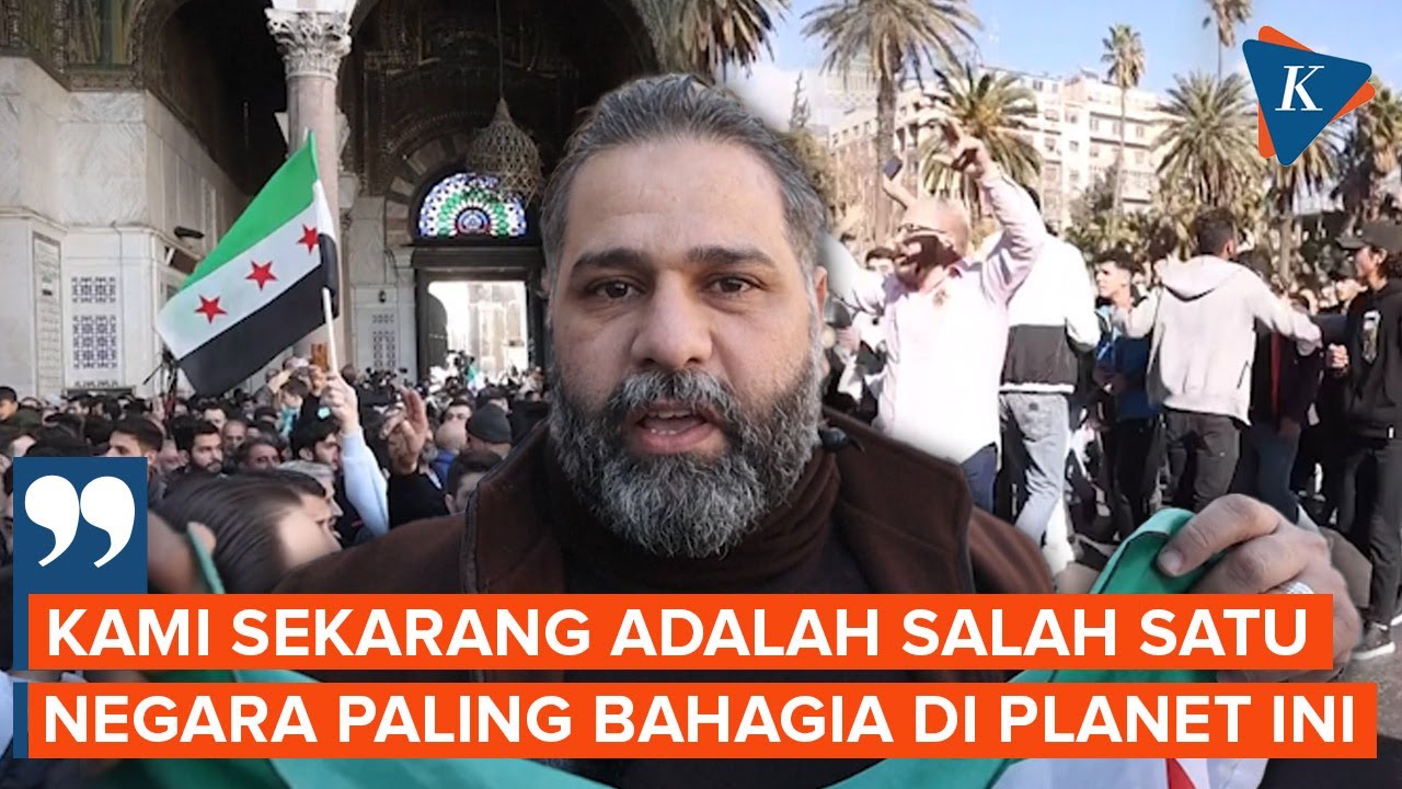 Rayakan Jatuhnya Rezim Assad, Rakyat Suriah: Kami Salah Satu Negara Paling Bahagia di Planet Ini