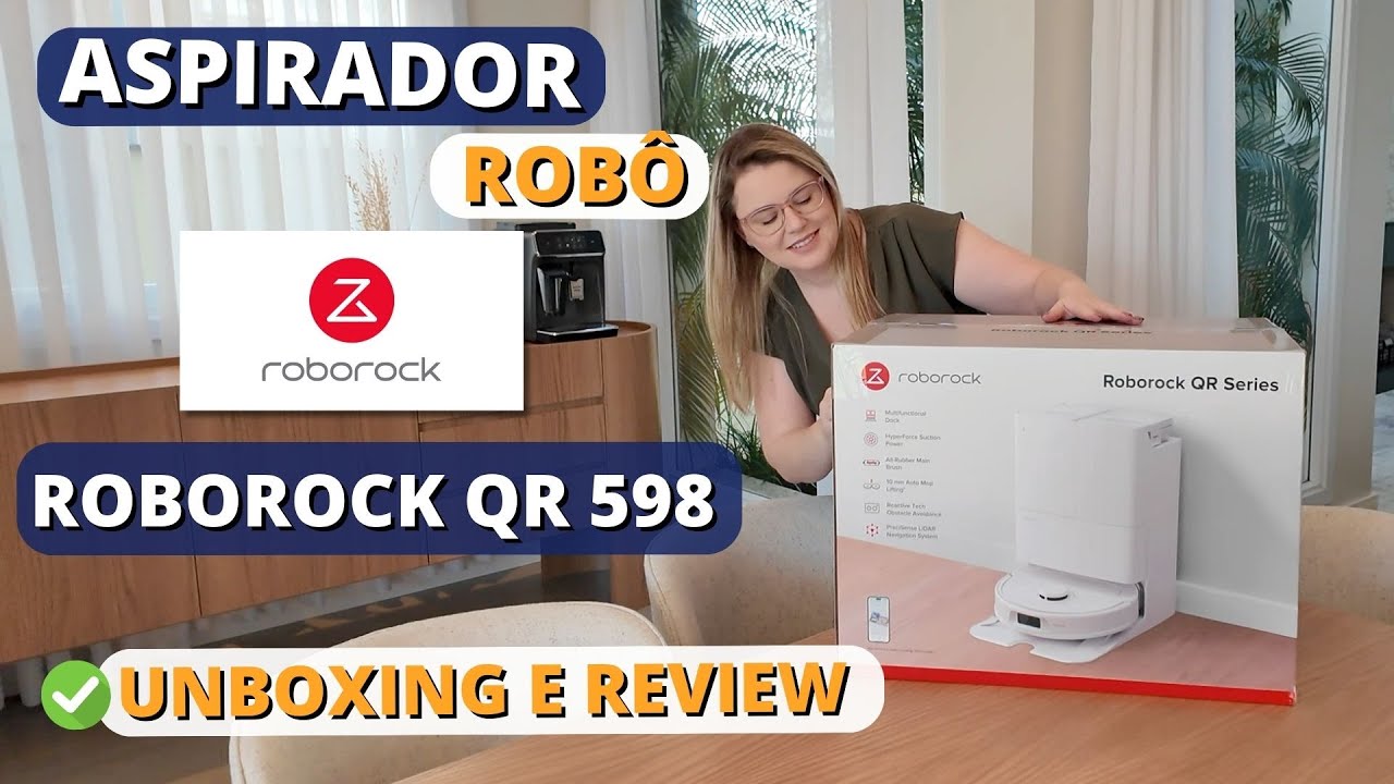 Testando o ROBOROCK QR 598: Robô Aspirador que Aspira, Passa Pano e Lavagem Automática do Esfregão