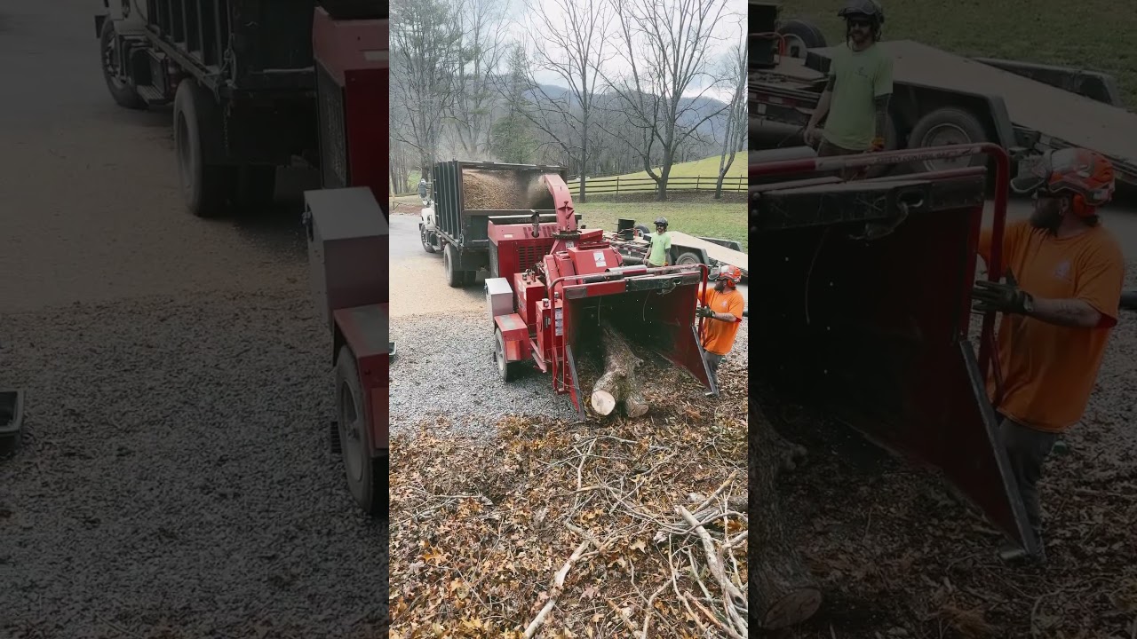Morbark 15 inch.   It&rsquo;s a great chipper