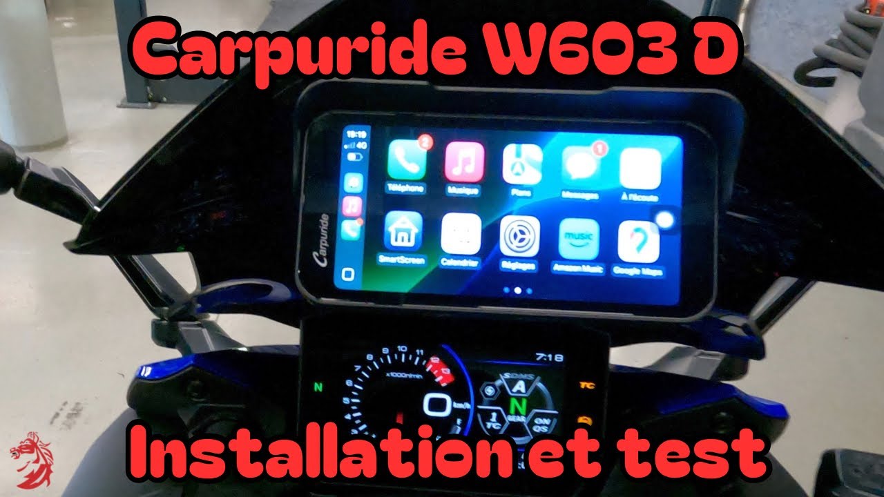 Installation et teste du Carpuride W603 D sur la GSX-S 1000 GT