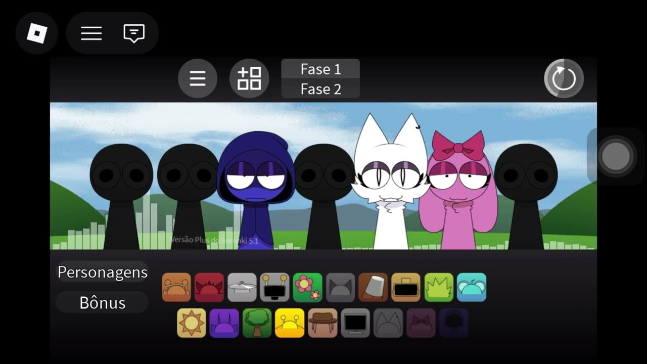 Jogando sprunki + (simon's realm)
