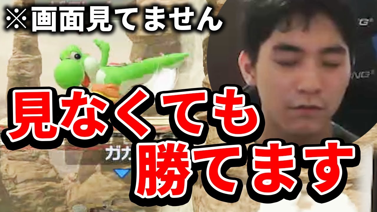 スマブラSP |目を使わずにVIPで勝利してしまうプロゲーマーｗｗ