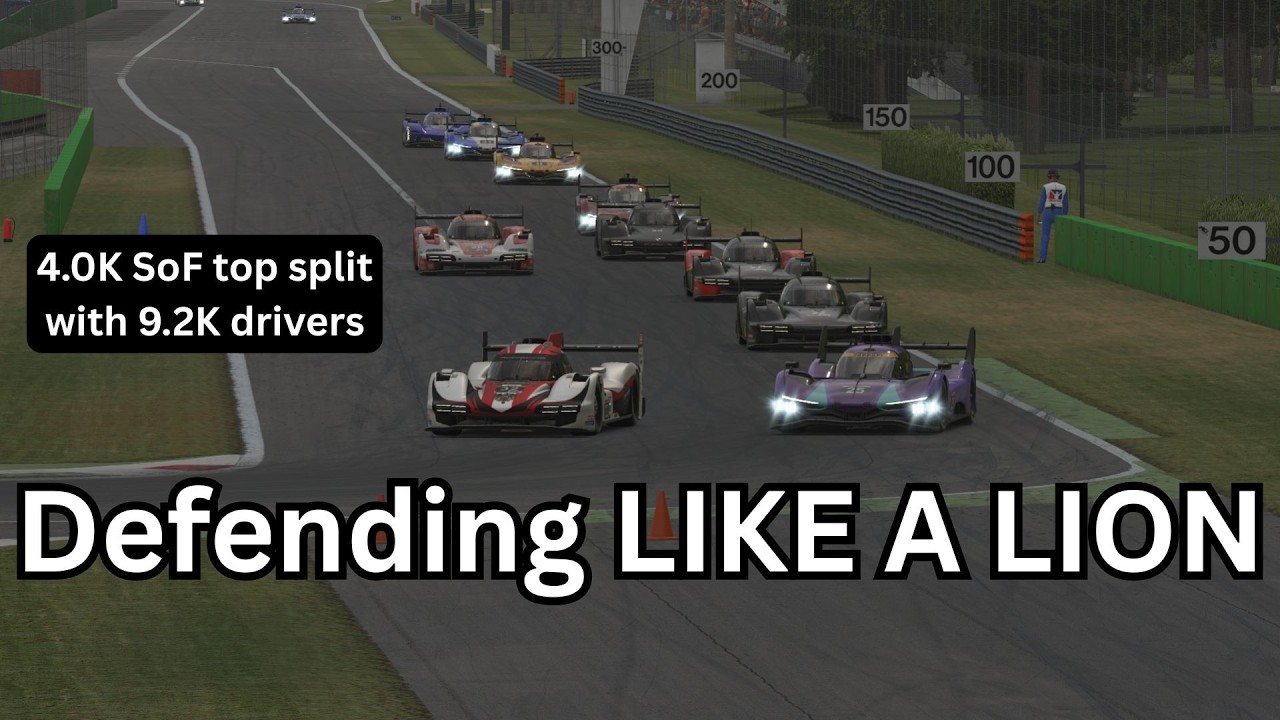 Defending LIKE A LION in TOP SPLIT GTP at Monza in the Porsche 963