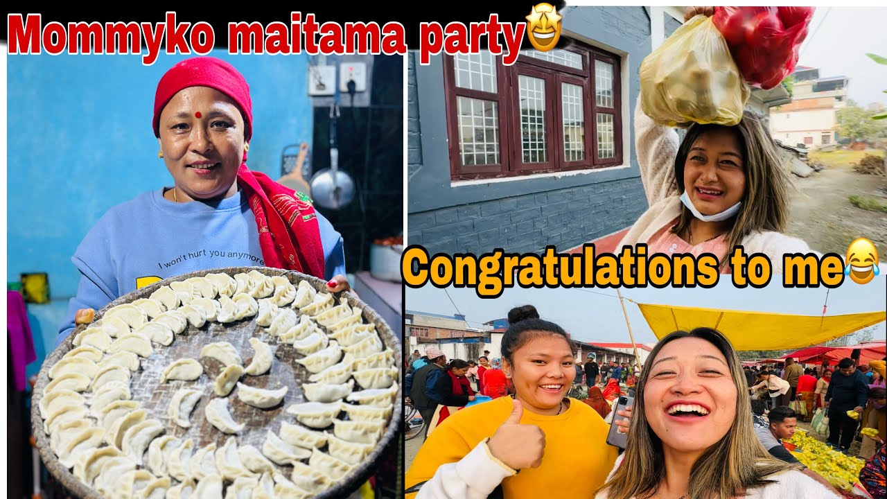 Aja Sasu Mommy ko Maita Ma MO:MO Party😍 ||