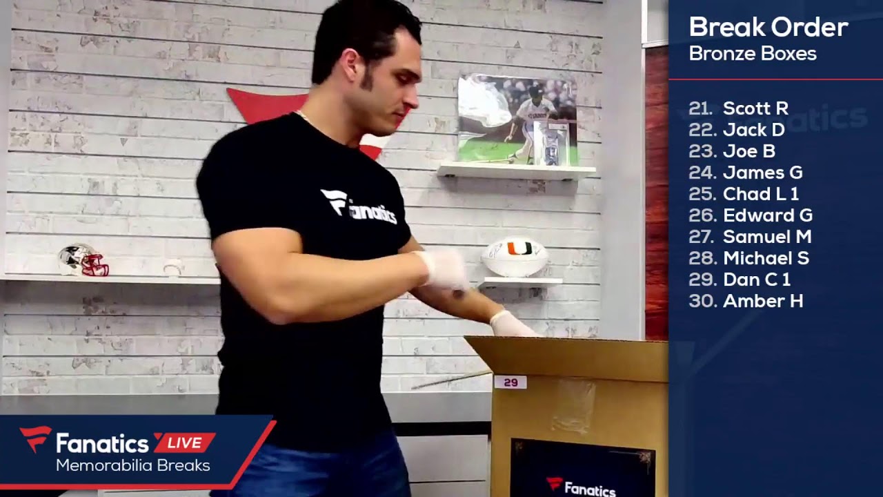 Fanatics Live Breaks - In Focus Frames & Bronze Boxes