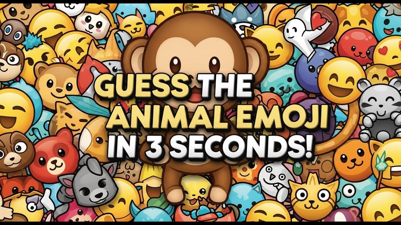 Guess The ANIMAL By Emoji | Fun Animal Quiz Challenge