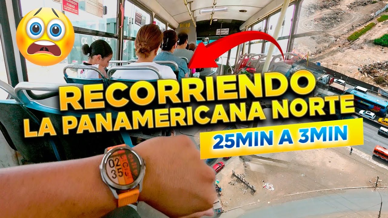 Lima colapsada: 25 MIN por 2 km… 3 MIN sin tráfico | TRÁFICO REAL