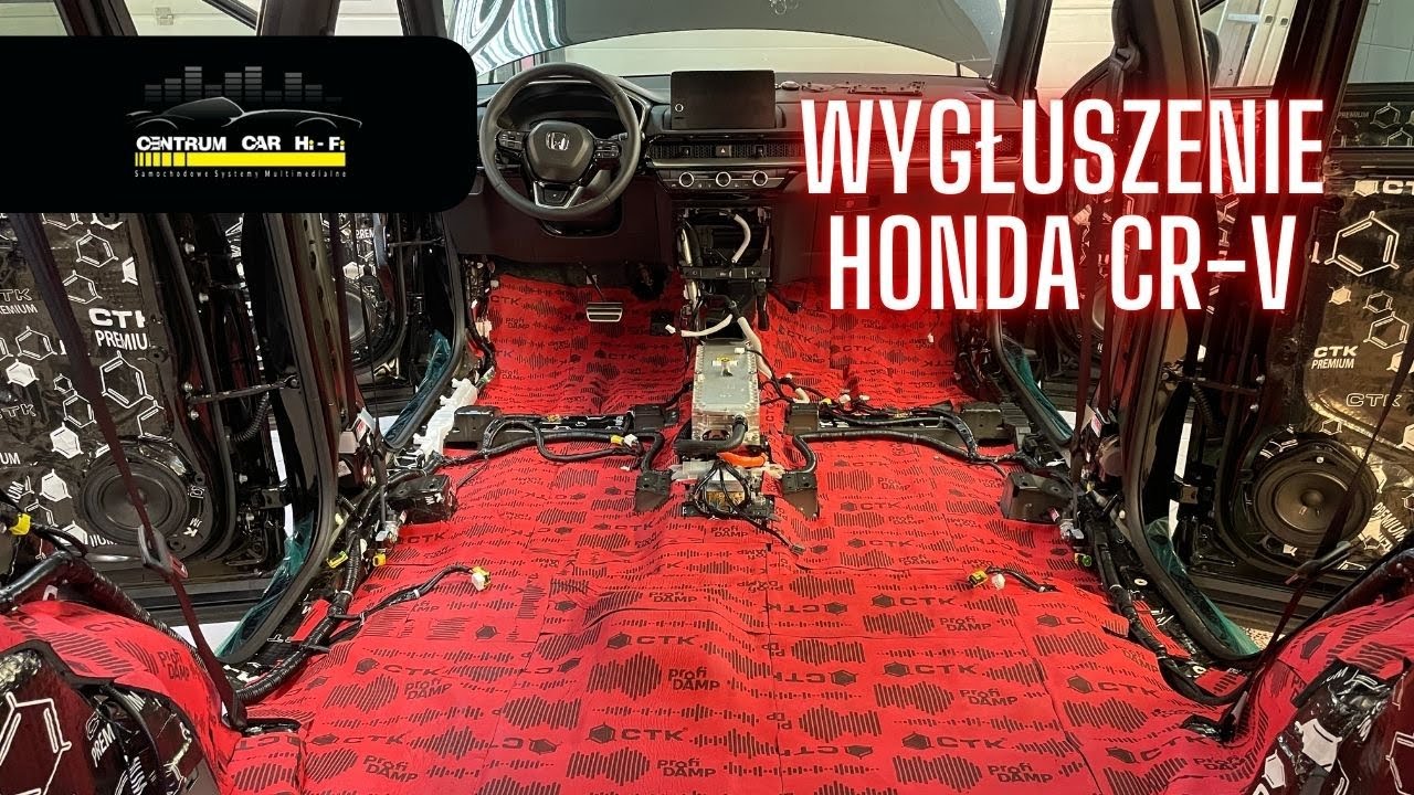 Kompleksowe wygłuszenie/wyciszenie Honda CR-V