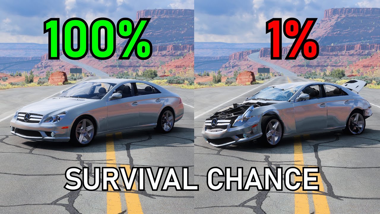 Realistic Survival Chance Crashes #13 | BeamNG.drive