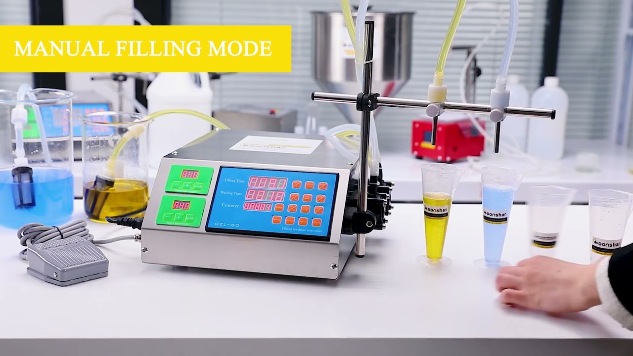 Moonshan Pro Peristaltic Pump Liquid Filling Machine for Miniature Bottles