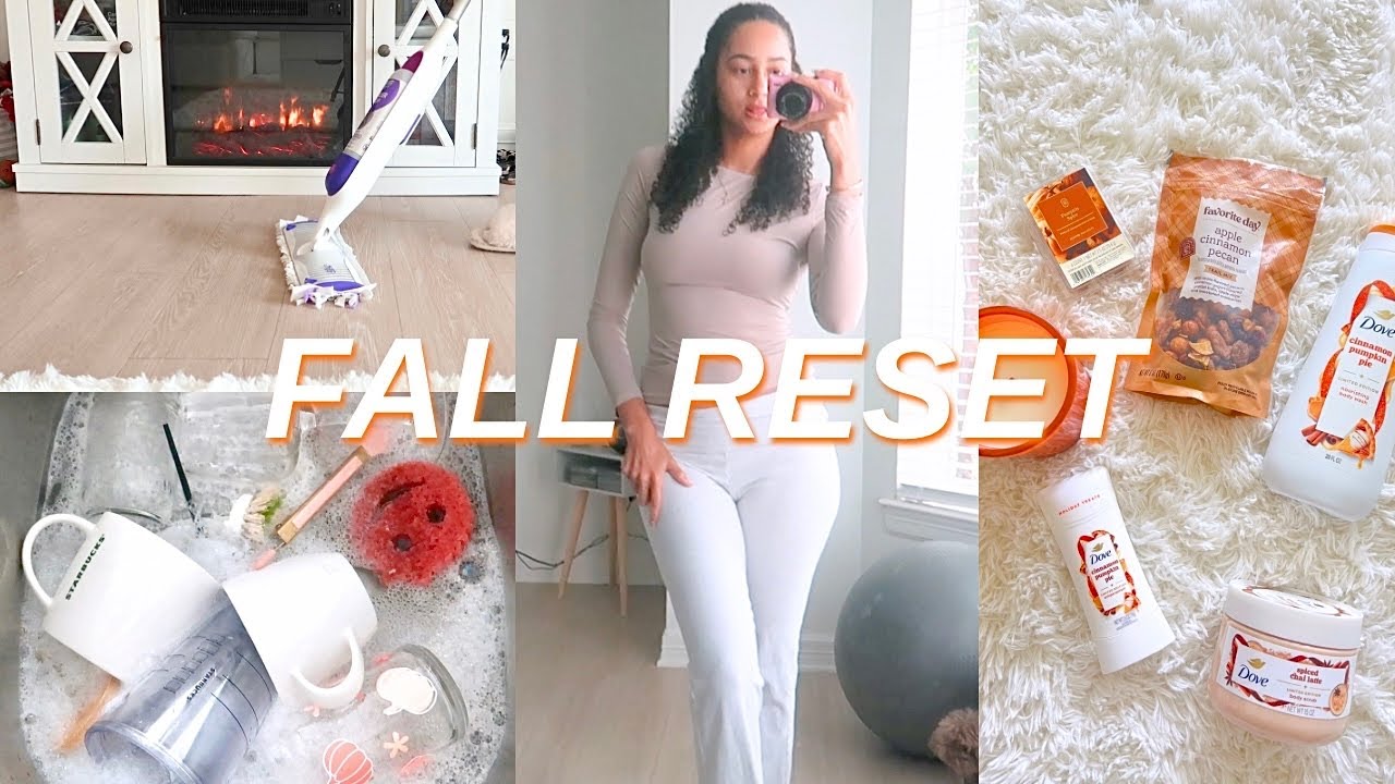 FALL reset 🍁🧺 shopping, cleaning, fav products, & new clothes