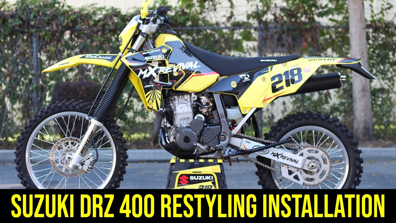 Installation Polisport DRZ400 Restyling kit