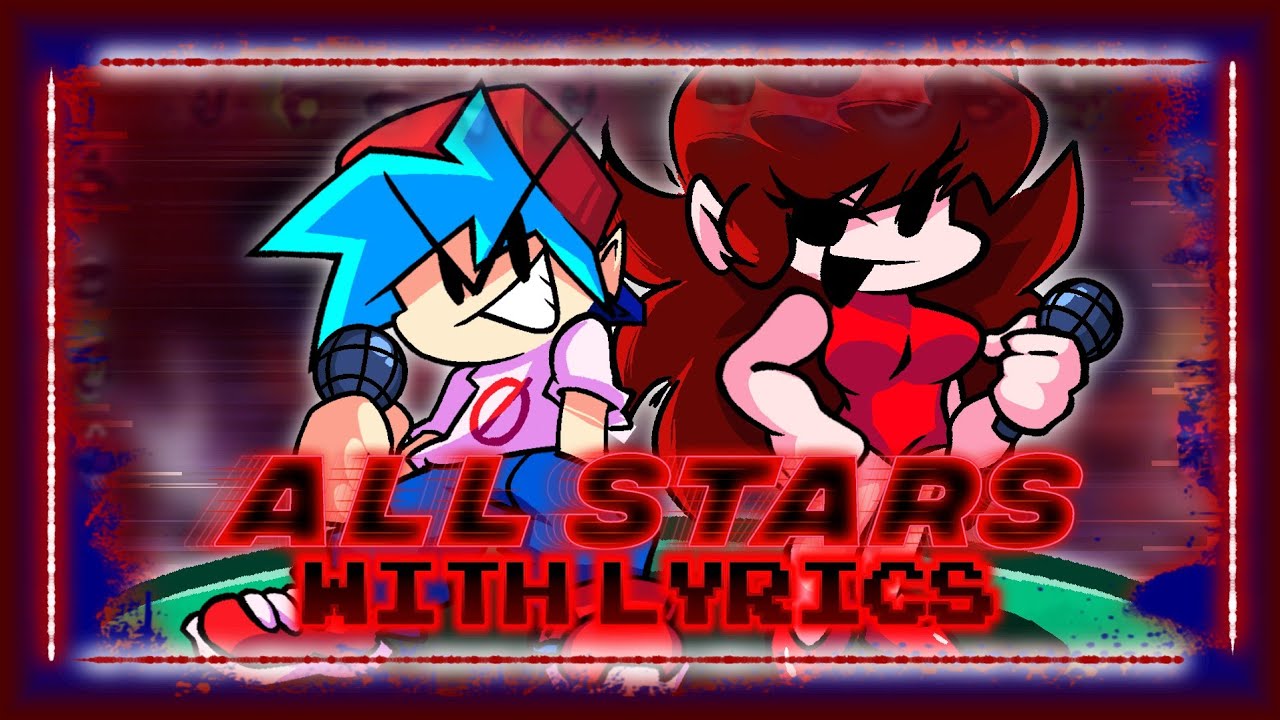 All-Stars With Lyrics - Friday Night Funkin': Mario's Madness Cover [2K Sub Special]