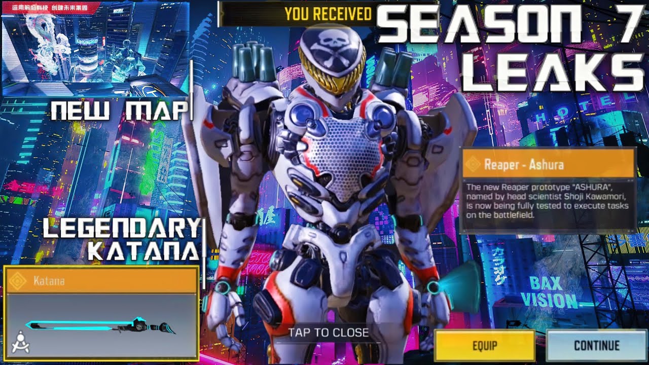 SEASON 7 LEAKS | Cyberpunk Theme? | New Map | 2 Mythics? | COD Mobile | CODM
