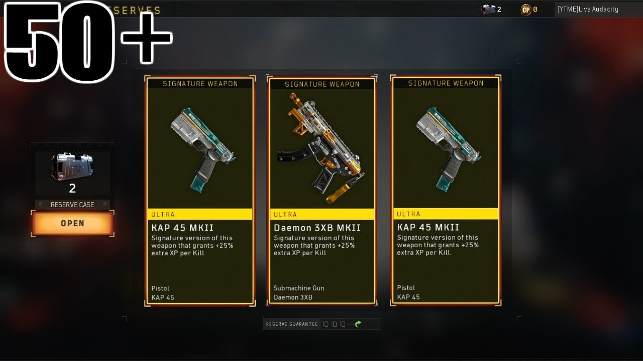 I opened 50+ Reserve Crates and this happened...