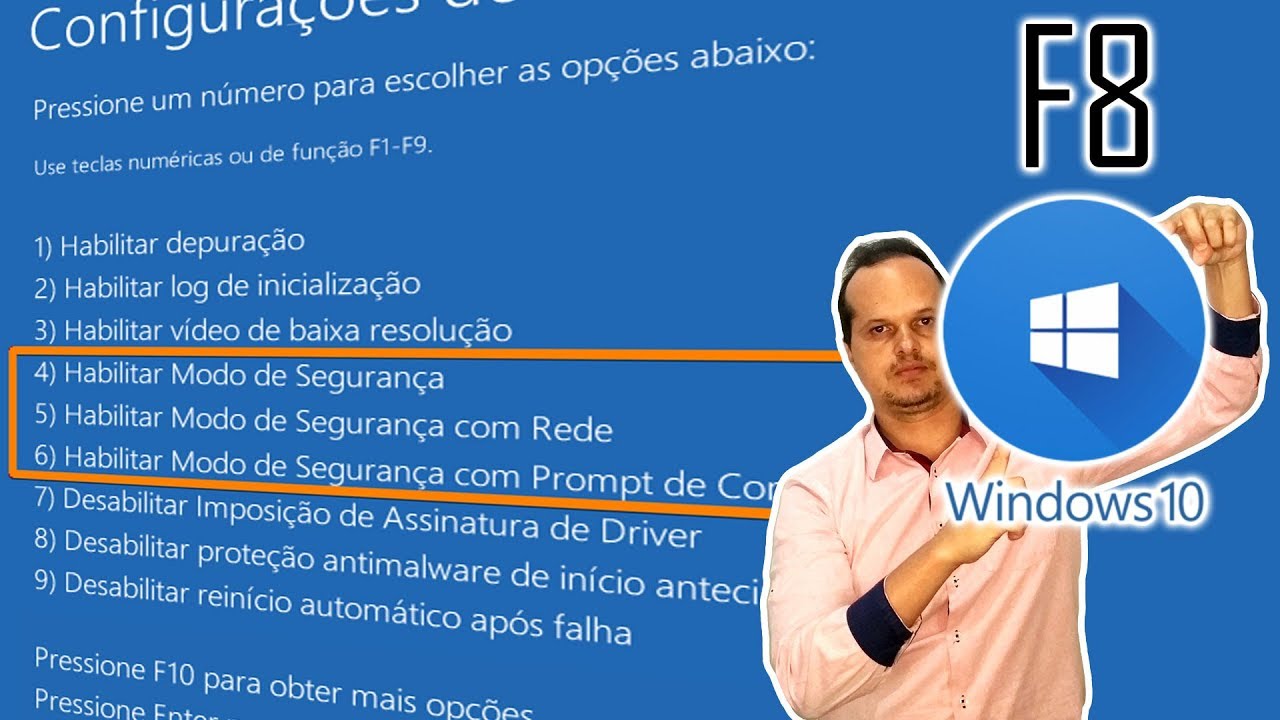 Modo de Segurança no Windows 10
