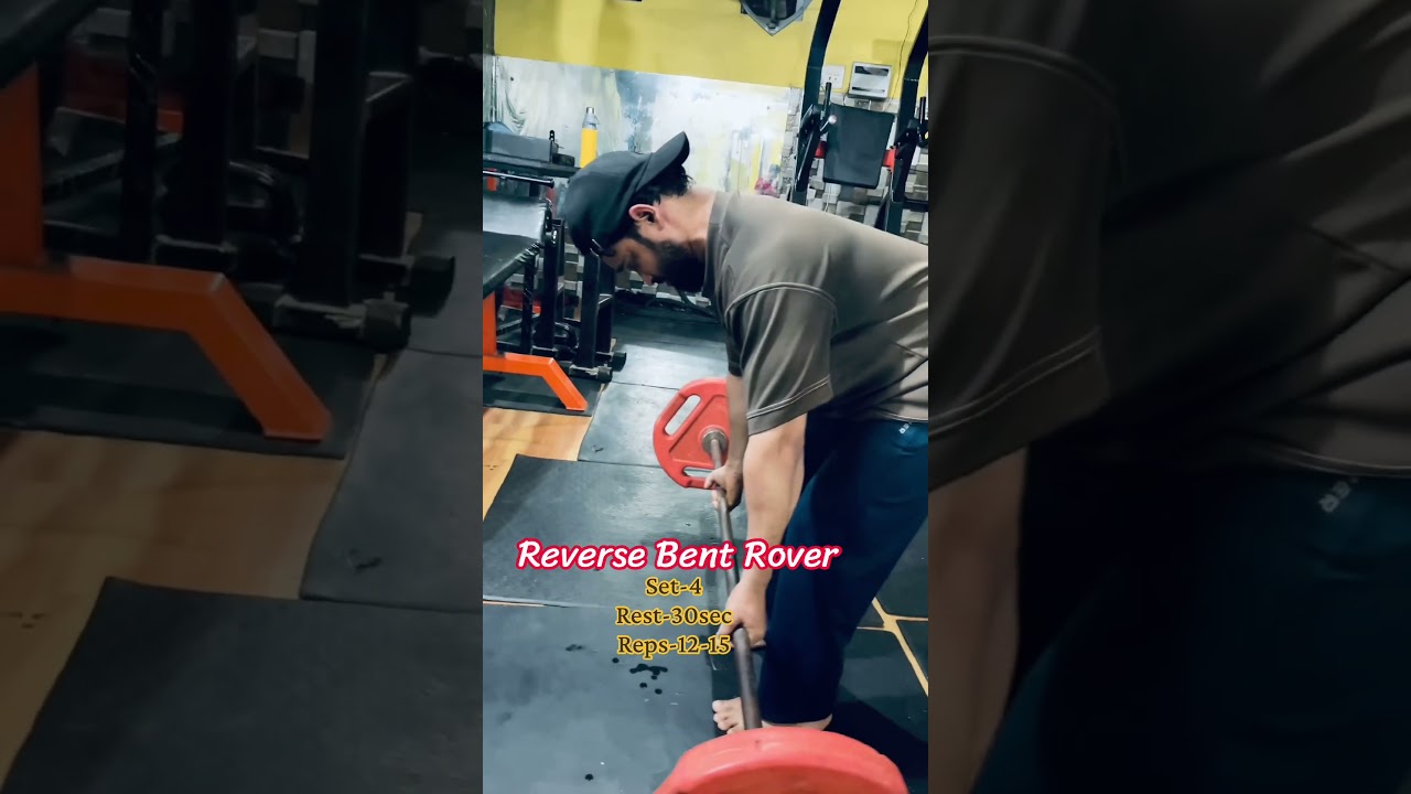Reverse Bent row💪