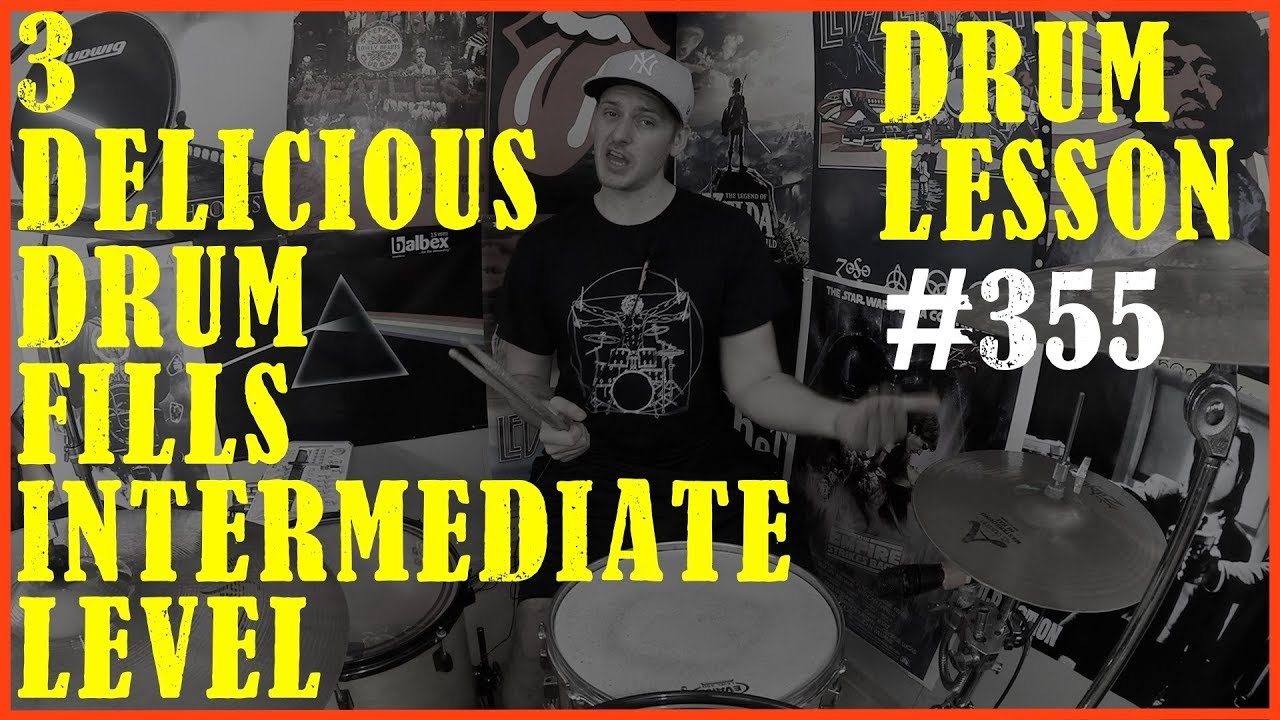 3 Delicious Intermediate Drum Fill Ideas - Drum Lesson #355