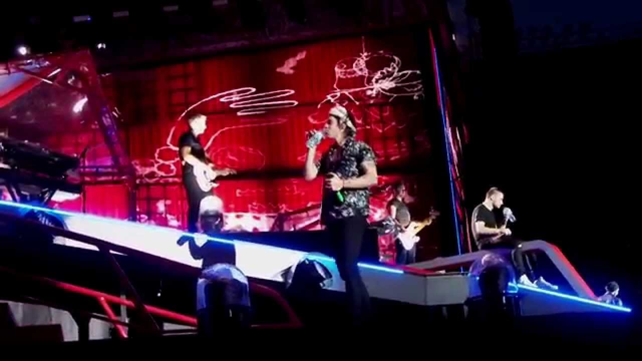 One direction Torino 6.7.14 making jokes, viva la vida